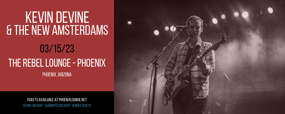 Kevin Devine & The New Amsterdams at Rebel Lounge