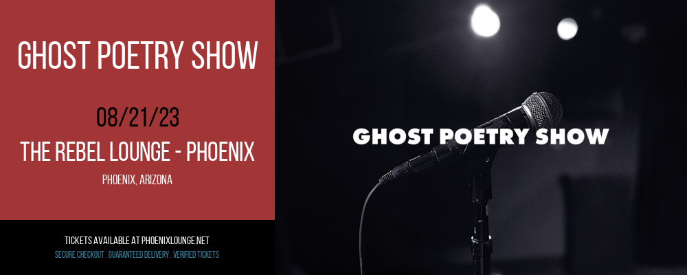 Ghost Poetry Show at Rebel Lounge